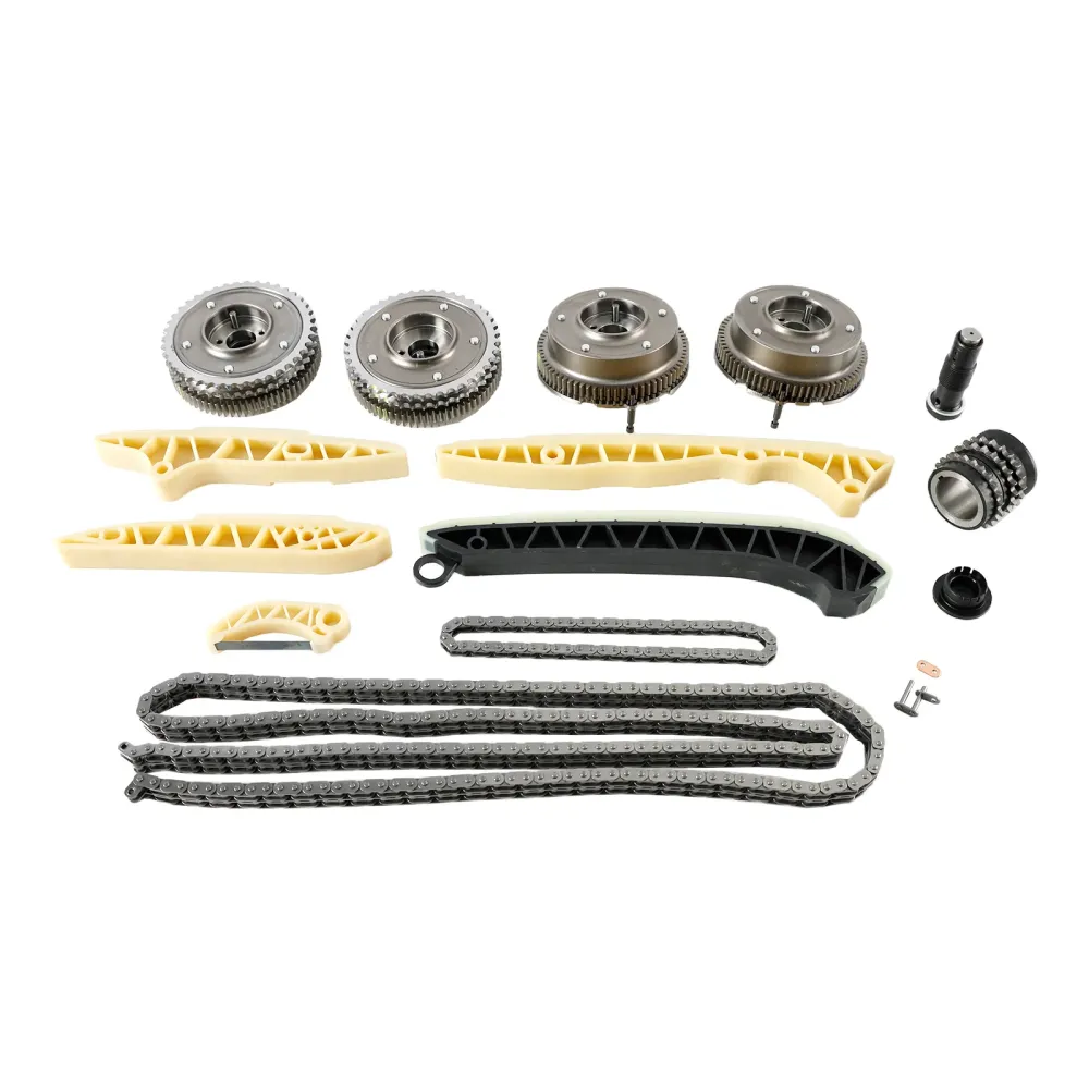 2010 Mercedes -Benz S 550 4Matic?, Base 5.5L V8 - Gasstiming Chain Kit + 4 × Camshaftjusterere